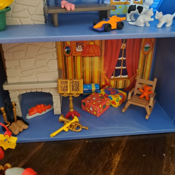 Vintage Playmobil Christmas House Toy Set 5755